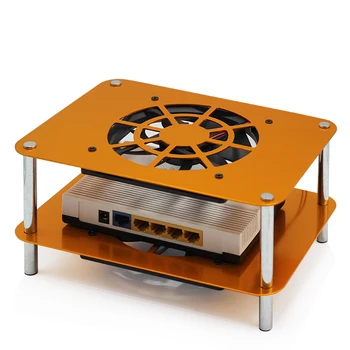 Usmerjevalnik radiator rack fan očesa širokopasovnih mačka set-top box sub-radiatorja nosilec, USB 12 cm,*12cm*2,5 cm hladilni ventilator
