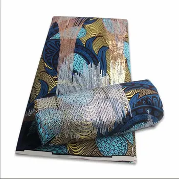 ZLATO tiskanja afriške moda anakra bombaž afriške vosek tkanine nigerijski gane kitenge dashiki pravi vosek tkanine 6yards sequiens