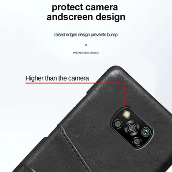 Za Xiaomi Poco X3 NFC Luksuznega Usnja Primeru Xiomi Mi Pocom3 Pocco Poko Poxo Pocophone M 3 M3 Denarnice Reža za Kartico Telefon Kritje Coque