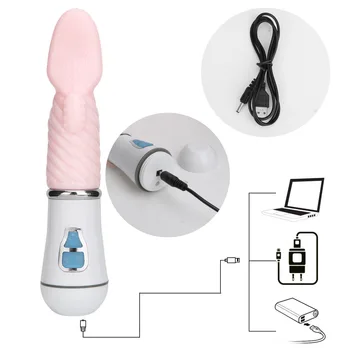 IKOKY Jezika Vibrator Večfunkcijsko Klitoris Stimulator Erotično Sex Igrače za Ženske, G-spot Massager Ustni Masturbacija Sex Shop