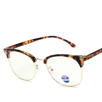 2019 pol okvir očal je vzorec anti-modra svetloba ogledalo moških in žensk kovinskih očal okvir znane blagovne znamke Znanih design Leopard