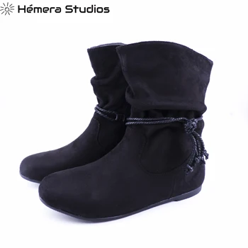 ŽENSKE čevlje 2019 Zimski škornji ženske 2019 Kavbojski škornji smart casual čevlji z zadrgo kavbojski škornji ženske čevlje 2019