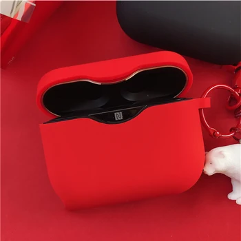 Srčkan Nosi Dekoracijo Slušalke Primeru za Sony WF-1000XM3 Primeru Brezžične Slušalke Kritje Bluetooth Slušalke Primeru Slušalke Polnjenje Box