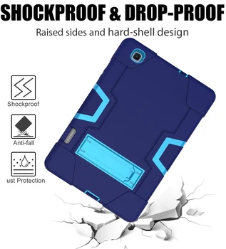 Težka Armour Shockproof Ohišje za Samsung Galaxy Tab S6 Lite 10.4 SM-P610 SM-P610 10.4 palčni Tablični Funda Pokrov +film Pero