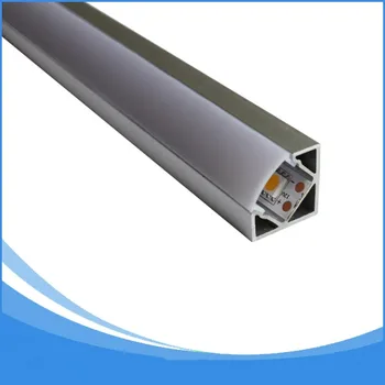 20PCS 1m dolžina LED aluminij Profil brezplačna dostava za led trakove iz aluminija kanal stanovanj-Postavka Št. LA-LP18 led kotu profila