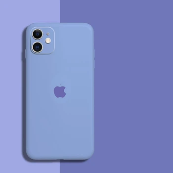 Razkošje Mehke Silikonske Primeru Telefon Za iPhone 11Pro max X XS Max XR Kritje Coque Capa Za iphone 11 pro 7 8 Plus SE 2020 Barve Primerih