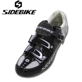 Sidebike kolesarski čevlji sapatilha ciclismo black cestno kolo superge SPD-SL Pedala čevlji na prostem samozapiralni jahanje, kolesarske čevlje