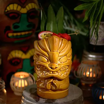 Tiki Skodelice Havajih Cocktail Pokal Pivo Pijača Vrč Vina Keramični Vrč Tiki Vrčkov
