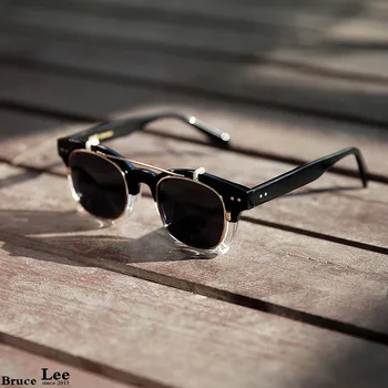 Visoka Kakovost Modnih Kratkovidnost Polarizirana sončna Očala Moških Ultra Lahka Posnetek Vožnje Ogledalo Kvadratnih Retro Očala Okvir oculos de grau