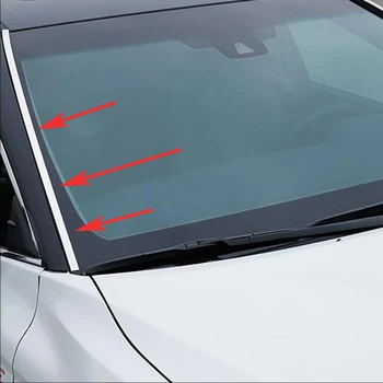 Za Toyota Camry 2017 2018 XV70 8. Dodatki Avto Styling iz Nerjavečega jekla Prednje vetrobransko steklo trim pokrov