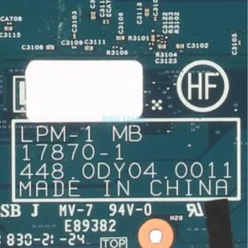 PAILIANG Prenosni računalnik z matično ploščo Za LENOVO Thinkpad X1 Mainboard 17870-1 Jedro SR3YZ i7-8850H N18P-Q1-A1 PREIZKUŠEN DDR4