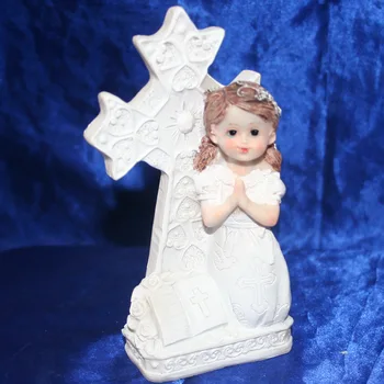 Christian Jasli Obrt Križa Molitev Angel Fant in Dekle Angeli Smolo Slika Kipec Kristusa Darilo, Poročni Prisotna figur