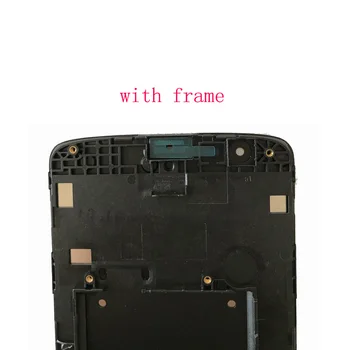 Original Za LG K8 LTE K350 K350N K350E K350DS Zaslon LCD z, Zaslon na Dotik, Računalnike Montaža Z okvirjem brezplačna dostava