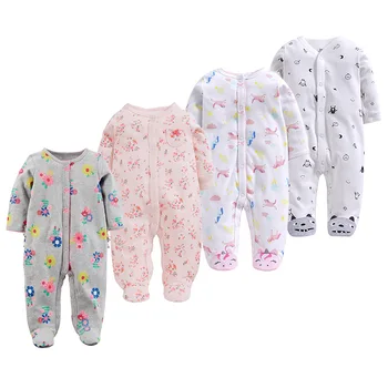 Otroška oblačila 2019 novorojenčka pižamo baby fantje oblačila, risanka živali samorog oblačila za dekleta Božič romper za malo baby