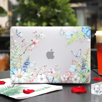 Novo Metulj Vzorec Laptop Primeru Tipkovnico Pokrov za Novi MacBook Air 13 2019 2020 Pro 13.3 15 palčni Retina Dotik Bar A2251 A2179
