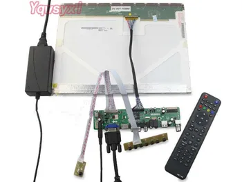 Yqwsyxl Komplet za B133EW01 V9 V. 9 B133EW01 V4 V. 4 TV+HDMI+VGA+AV+USB LCD LED zaslon Gonilnik Krmilnika Odbor