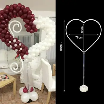 HURIAN Srce Krog Balon Stojalo Držalo Komplet Baby Tuš Poročno Dekoracijo Baloon Rojstni Dekor Baby Tuš Ballon Dekor
