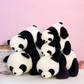 60 cm Panda Pliš Plišaste Živali Srčkan Baby Doll Velik Velikan Živali, Igrače Blazino Risanka Lutke Dekleta Darilo za Rojstni dan Za Otroke