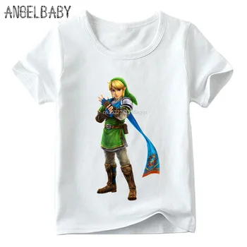 Fantje/Dekleta The Legend of Zelda Triforce Znak Natisniti T-shirt Otrok Poletje Vrhovi Baby Otroci Priložnostne Smešno T shirt,ooo5245