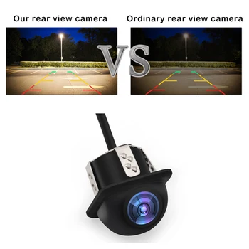 Motorna Vozila Kamera 720P HD Nepremočljiva Avto Kamera Zadaj širokokotni 180H Zadaj/Spredaj Pogled Parkirni Univerzalni Night Vision Camera