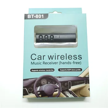 3,5 mm Jack Clip-on Brezžična tehnologija Bluetooth Sprejemnik Mini Bluetooth komplet Audio Glasba z Mic adapter za Slušalke, Zvočnik 100set