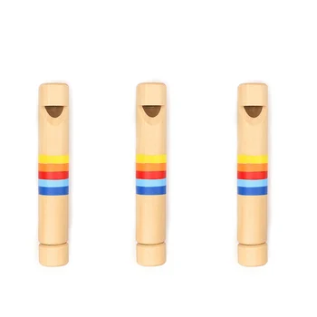 Leseni Vlak Stran Žvižg Otroci Montessori Otroška Glasba Igrače Instrument Za Otroke 2 3 4 5 6 Let