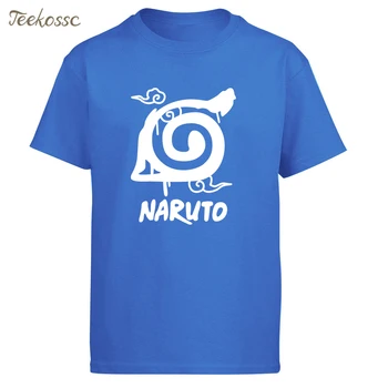 Moda 2020 T-majice Moške Poletne Vrhovi Tees Natisnjeni Priložnostne Tshirt Anime Naruto Uzumaki Človek O-vratu Mens Bombaža, Kratek Rokav Srajce