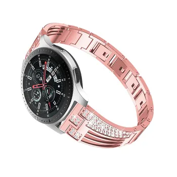 22 mm Kovinska Zapestnica watch band Za Samsung Galaxy 46mm/prestavi S3 trak Zamenjava Za huawei watch GT ure trakov manžeta