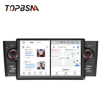 TOPBSNA Android 10 Avto Multimedijski Predvajalnik za Fiat Grande Punto Linea 2006-2012 GPS Navigacija za Avto Radio Stereo 4G+64 G DSP Video