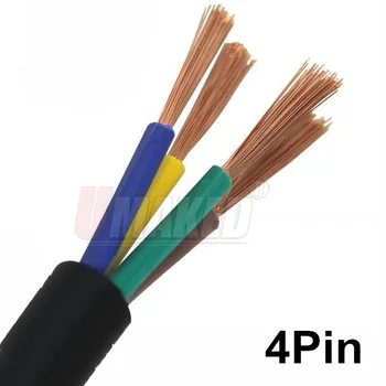 22awg 2 3 4 5pins bakrene žice,podaljšek žice, rdeča črna LED trak elektronski žice kabel, DIY povezavo,