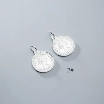 925 Sterling Srebrni Ameriški Slika Kovanca Čare 18 MM DODATKI Modni Evropske Visijo S925 Srebrni Obeski DIY Preprost Nakit Suppier