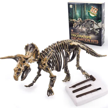 Jurassic Dinozaver Fosilnih Surovin Kompleti Ustvarjalne DIY Izobraževalne igrače za otroke, otroška darilo，Družinsko zabavo