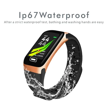 LIGE Nove Pametne Gledajo Moški Ženske Srčni utrip, Krvni Tlak Pedometer IP67 Nepremočljiva Smartwatch Multi-funkcijo Za Android IOS+Box