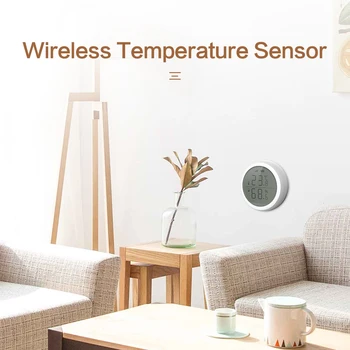 Temperatura In Vlažnost zraka Senzor Z LCD-Zaslon Brezžični Senzor Temperature Pametni Dom, Avtomatizacija AlarmSensor Za ZigBee