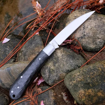 60HRC Brat 1508CF VG10 Folding nož rezilo Slip Skupno Žepni Nož EOS preživetje taktično prostem lov floder noži