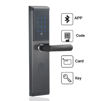 Elektronski Smart Remote, WIFI Bluetooth Geslo za Zaklepanje Vrat Digitalna Tipkovnica zaklepanje Vrat Odklepanje Z TTlock APP, Koda,M1 Kartico In Ključ