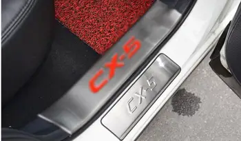 Avtomobilska dodatna Oprema Styling za Mazda CX-5 CX 5 CX5 2013 2016 Vrata Polico Stražar iz Nerjavečega Izvažajo Ploščo, Vrata, okenske police Pedal Zaščitnik