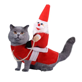 Božiček Kostum Božič Oblačila za Pse, za Majhne, Velike Pse Zimski Plašč Toplo Srčkan Kuža Pet Kostum Mačka Oblačila Jakne Plašči