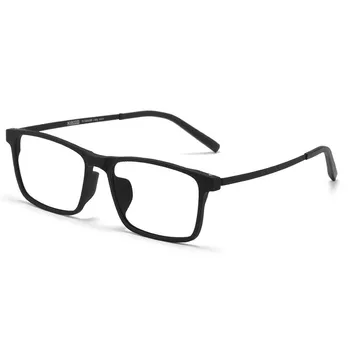 Recept Očala Optičnih Očal Okvir Moški Ultralahkih Kvadratnih TR90 Čistega Titana Očal Okvir Ženski Končal Očala 8866