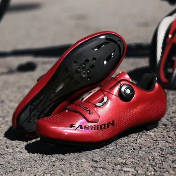 Novi Cestni kolesarski čevlji barva spreminja, Strokovno Gorsko Kolo Dihanje Kolesarske Dirke samozapiralni Ultralahkih Prostem MTB