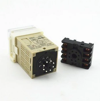 Programabilni Dvojni Časovni Zamik Rele DH48S-S Socket Znanja DC12V Napetosti DC24V AC110 AC220V