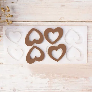 Velika ljubezen obliko Non-stick Silikonsko Plesni Čokolado Ice Plesni Torto Plesni Bakeware Peko Orodja
