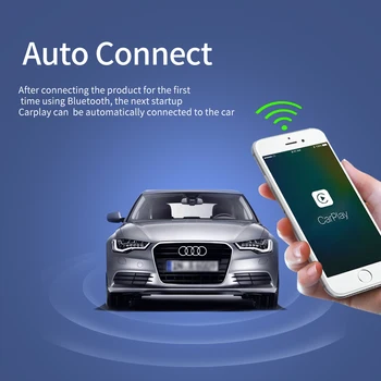 Carlinkit 2.0 Brezžični CarPlay Adapter za VW 2016-2020 Original avto z CarPlay Žični Brezžični Ključ Auto Connect IOS 14