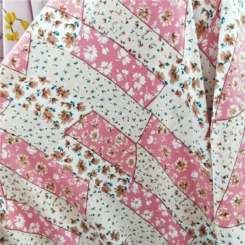 Obleko Hlače Tkanina Mehka Cvetlični Majica Materiala Moda DIY Šivanje Tkanine Obrti