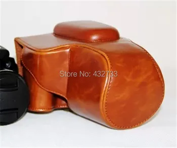 Brezplačna dostava Vroče Nove Visoke Kakovosti kamere vrečko imitacija usnja primeru za Canon SX60 za PowerShot SX60 HS fotoaparat torba torba