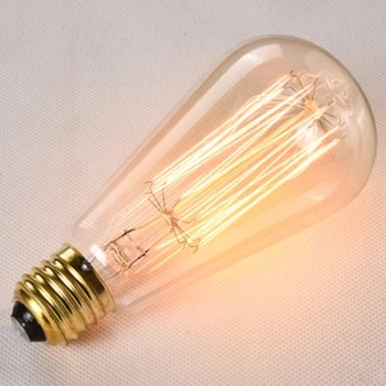 Retro E27 LED E14 Edison Žarnica Svetilka Volfram Žarnica 220V Starinsko DIY Toplo Bela