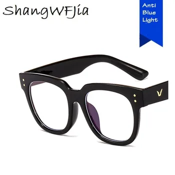 2020 nove anti-modra svetloba očala žensk modro senčenje očala velik okvir black sevanjem očala očala