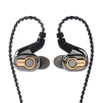 2020 BLON BL-05 BL05 BL03 Hi-fi Slušalke 10 mm Ogljikovih Prepone Dinamične Stereo Slušalka Kovinski Slušalke Snemljiv Slušalke bl05