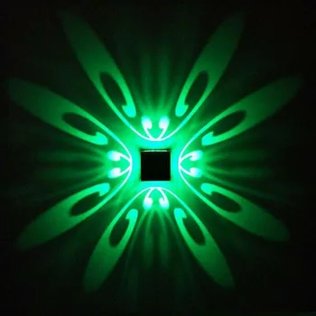 110V 220V 240V Sodobni LED stenska svetilka spalnica postelji svetilko koridor oltarja TV ozadje dekoracijo Kvadratnih Aluminija Stenske luči