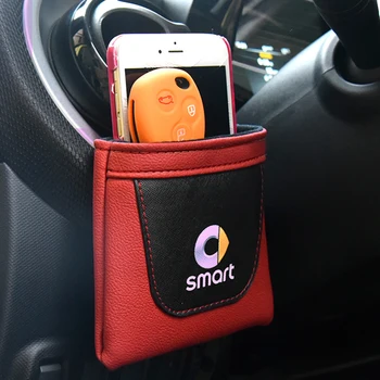 Avto Styling Telefon za Kartico sim Vrečko za Shranjevanje, ki Visi Vrečko Za Smart fortwo forfour 4 vrata Avto Dodatki